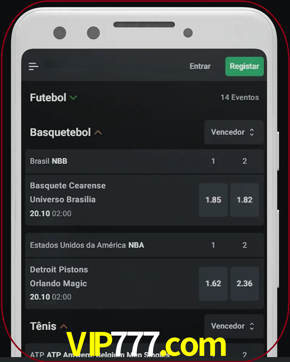 Aposte e assista aos esportes em formato ao vivo.