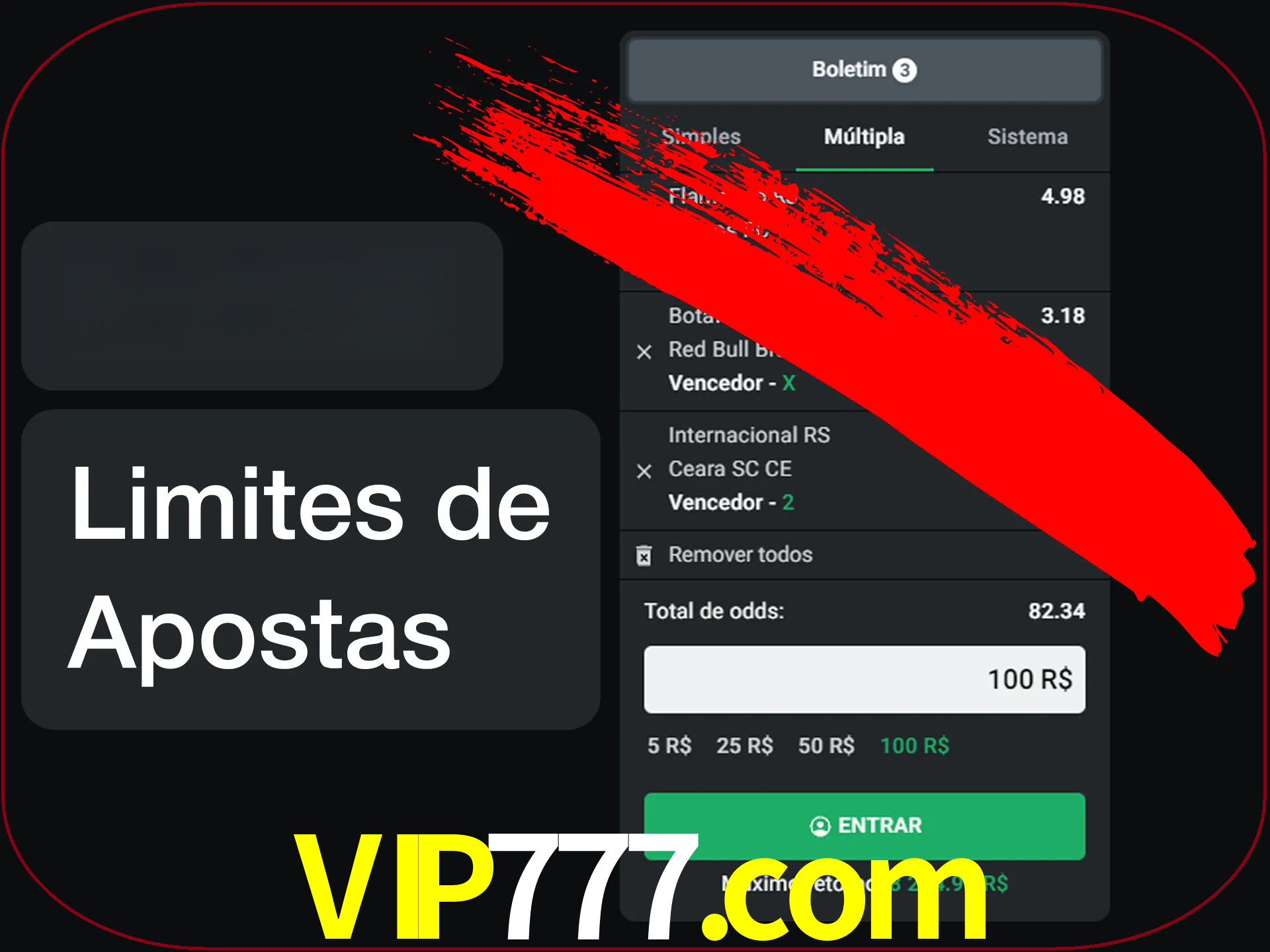 Não faça apostas loucas.